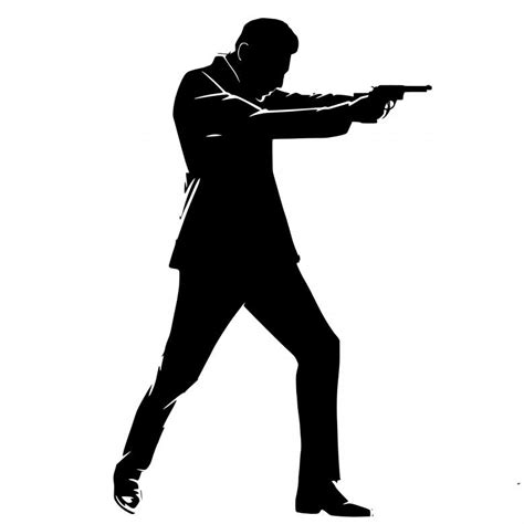 Secret Agent Silhouette Free Stock Photo By Mohamed Hassan On