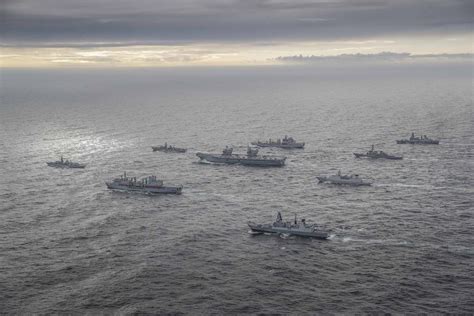 She is the eighth ship to bear the name. UK Carrier Strike Group assembles for the first time