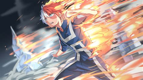 Beachside My Hero Academia Todoroki Wallpaper Iphone