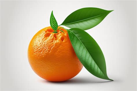 Premium Ai Image Orange Tangerine Or Clementine Fruit On A White