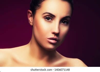 Glamour Oung Woman Beauty Face Studio Stock Photo 1406071148 Shutterstock