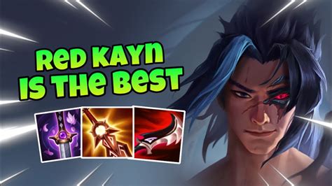 Carry With Red Kayn Jungle Wild Rift With Best Build Youtube