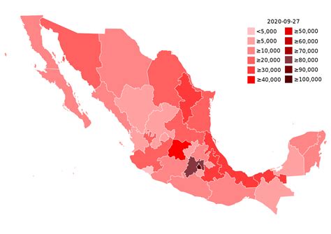 Ciudad de méxico, nuevo león, jalisco redacción, 19 de abril. Pandemia de COVID-19 en México - Wikipedia, la ...