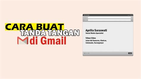 Cara Membuat Tanda Tangan Di Email Amat