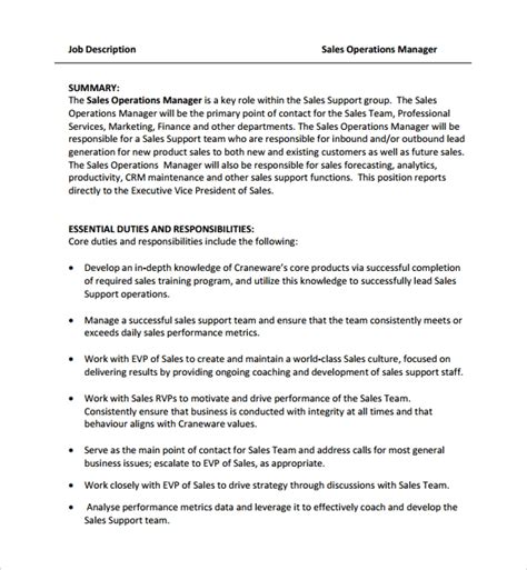 Accounting management is a crucial part of a company and a person filling such a prestigious position needs to be up to the task. 10+ Job Description Templates | Sample Templates