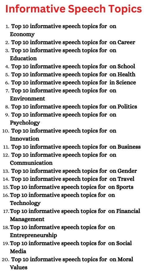 Informative Speech Topics For College Students 2024 Dela Monika