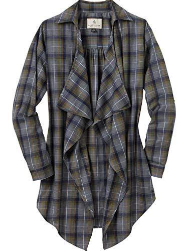 Legendary Whitetails Womens Lakewood Flannel Cardigan Navy Waterfall