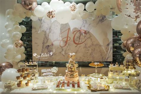 These ideas and inspiring pictures can help you create fun and elegant decorations for different types of parties while staying on a tight budget. Rose Gold Birthday Party Ideas | Photo 1 of 14 | Catch My ...