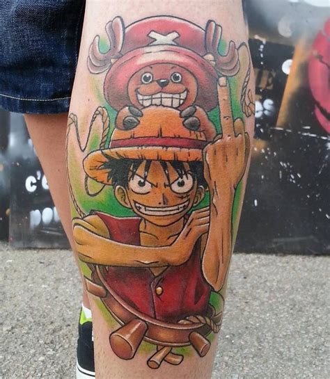 Luffy One Piece Tattoo Tattoo Anime Pinterest One