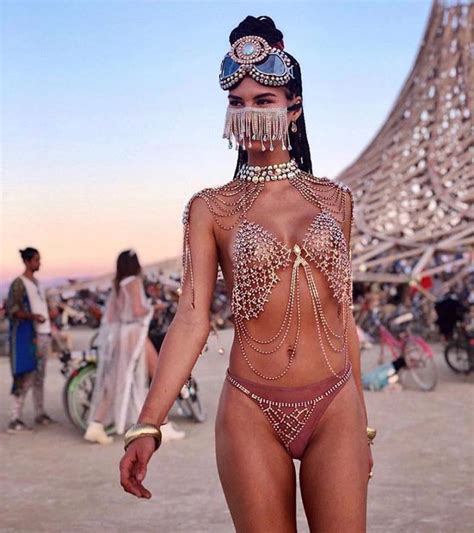 Best Outfits Of Burning Man With Images Burning Man Girls
