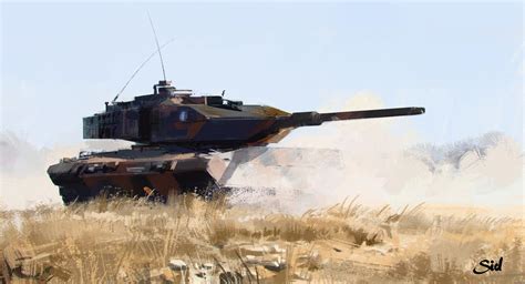 Artstation Tank Practice Vitalii Smyk Tank Military Vehicles