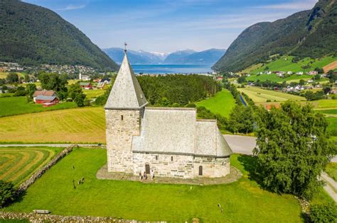 Hove Stone Church Buildings And Monuments Vik I Sogn Norway