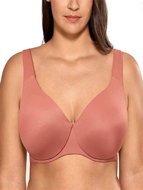 Aisilin Women S Minimizer Bra Plus Size Unlined Full Coverage Smooth