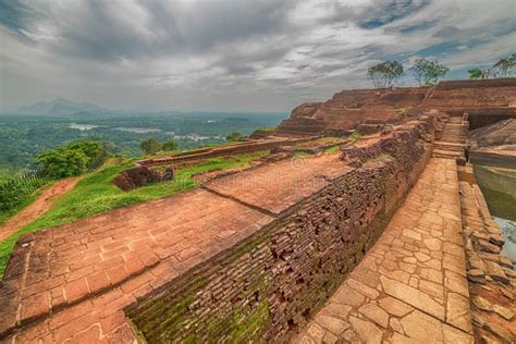 Sri Lanka Ancient Lion Rock Fortress In Sigiriya Stock Image Image