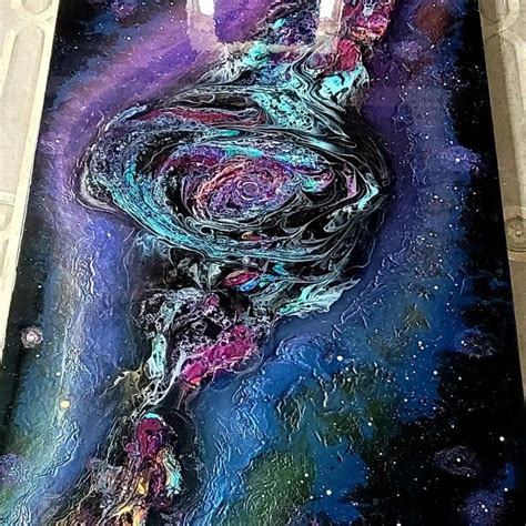 Nebula Painting Space Nebula Painting Layla Moody Resin Decorating