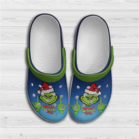 The Grinch Stole Christmas Merry Grinch Mas Gift For Lover Rubber Crocs