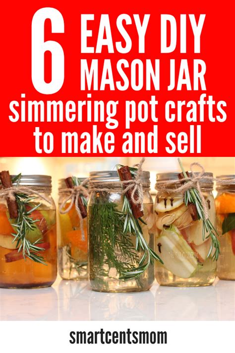 Mason Jar Potpourri Easy Christmas Crafts To Make And Sell