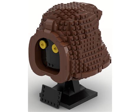 Lego Moc Jawa Bust Helmet Collection Style By Albolego Rebrickable