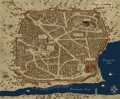 Map Of King S Landing World Map