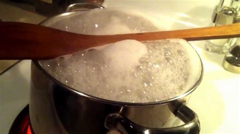 How To Stop Boiling Water From Spilling Out Of Pots Youtube