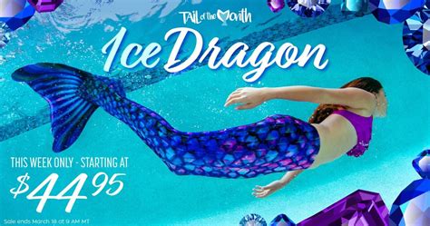 Fin Friends Check Out Our New Ice Dragon Mermaid Tail While Its On