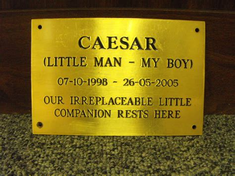 Brass Plaques Epic Engraving