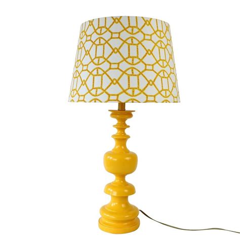 Buy Modern Yellow Lamp And Patterned Shades At 20 Offn Staunton And Henry