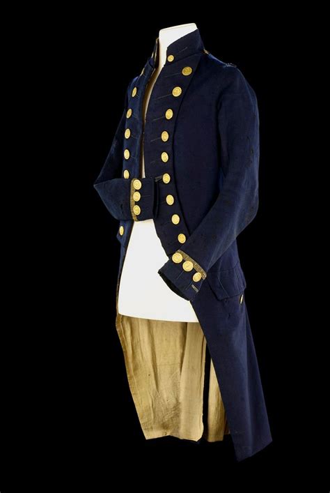 Royal Naval Uniform Pattern 1795 1812 National Maritime Museum Rear