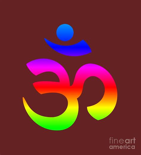 Rainbow Hinduism Symbol Digital Art By Frederick Holiday Fine Art America