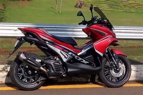 Yamaha Aerox Jadi MIrip Skutik Adventure Honda - GridOto.com