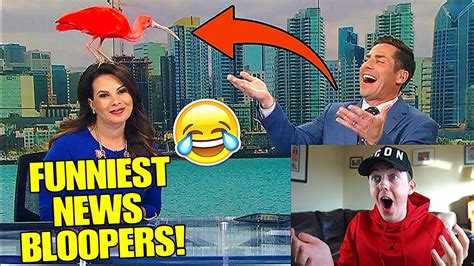 REACTING TO THE FUNNIEST NEWS BLOOPERS OF ALL TIME YouTube