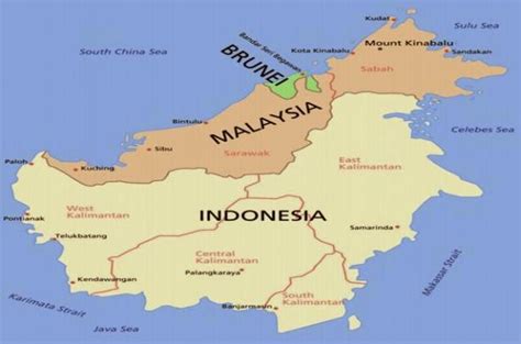 Letak geografis negara ini terbagi menjadi dua bagian, malaysia yang berada di bagian utara pulau sumatera berdekatan dengan wilayah singapura. WILAYAH NEGARA