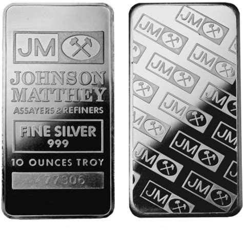 You can now sell your johnson matthey 1 oz silver bars to us, at a price of $27.16 each! Buy New 10 oz Johnson Matthey Silver Bars Online l JM Bullion™