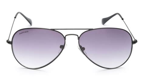 Buy Online Black Aviator Rimmed Sunglasses From Fastrack M165bk6