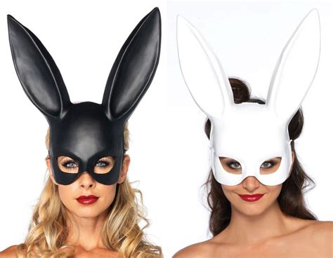 U New Cosplay Halloween Costume Masquerade Rabbit Mask Rabbit Ears