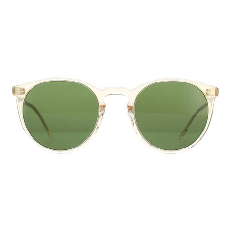 Oliver Peoples Sunglasses Omalley 5183s 109452 Buff Green Crystal