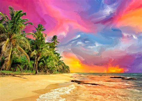 11 lukisan pemandangan terindah di dunia. 50 Lukisan Pemandangan Alam, Gunung, Laut Dan Pantai Indah
