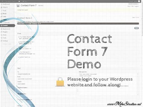 We use it on wpbeginner and all of our other websites. Tutorial: Contact Form 7 (Wordpress plugin) - YouTube