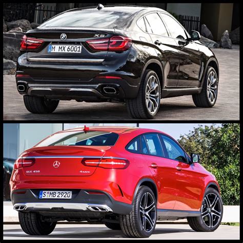 In the latest edition of motortrend's head 2 head, host jonny liebermann pits the new mercedes gle63 s amg against the bmw x6m. Photo Comparison: 2015 BMW X6 vs. 2015 Mercedes-Benz GLE