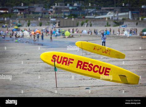 Sauvetage En Mer Sur La Plage Banque De Photographies Et Dimages à