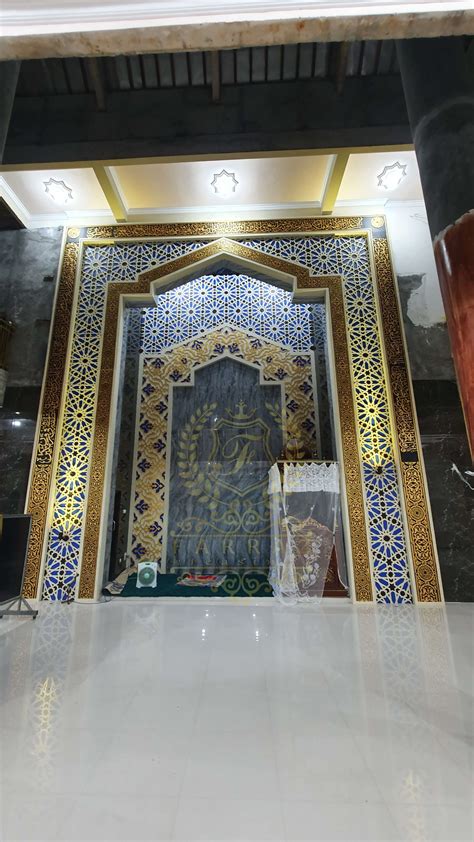 Mihrab Masjid Dengan Grc Farraz Visual Art