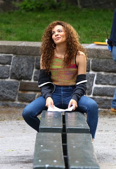 Set my sights on only what i need to know. LESLIE GRACE on the Set of In the Heights in New York 06 ...