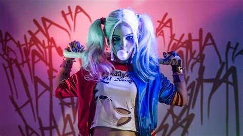 Harley Quinn Suicide Squad Cosplay Wallpaper Hd Superheroes Wallpapers 4k Wallpapers Images