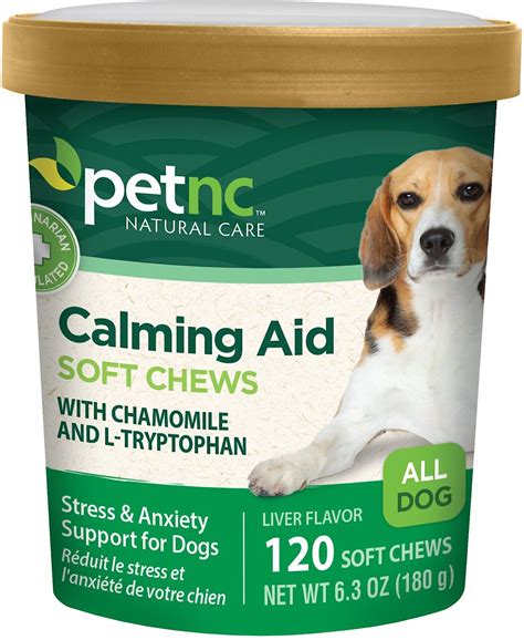 Petnc Natural Care Calming Aid Soft Chews Dog Supplement 120 Count