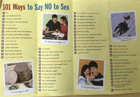 All 101 Way To Say No To Sex As Promised R Asexual