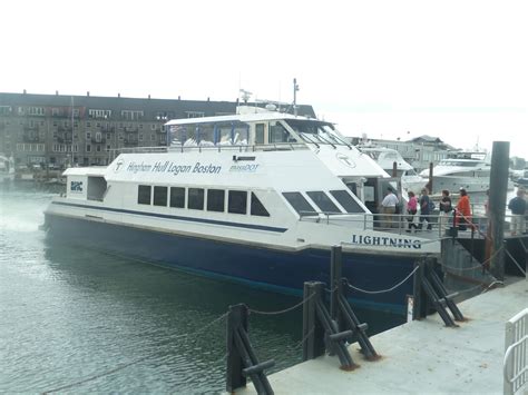 Hingham Hull Long Wharf Boston Via Logan Airport Ferry Miles In