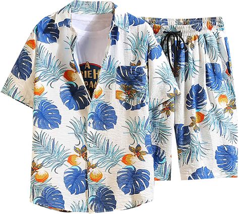 Mode Drucken Freizeitanzug Herren Hemd Hawaiihemd Kurzarm Flamingos D Gedruckt Freizeithemd