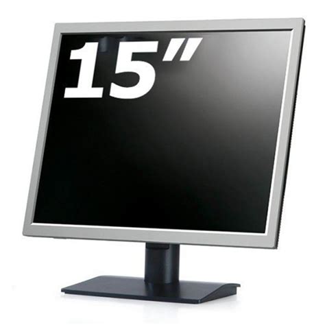 Electric Black Refurbished Computer Monitor 220 V Screen Size 15