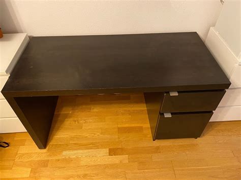 Malm schreibtisch mit ausziehplatte schwarzbraun ikea osterreich. Ikea Malm Schreibtisch | Kaufen auf Ricardo