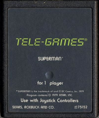 Atariage Atari Superman Sears